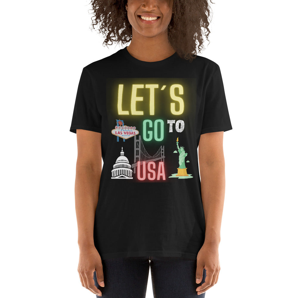 Let´s go to USA Unisex-T-Shirt - souverista