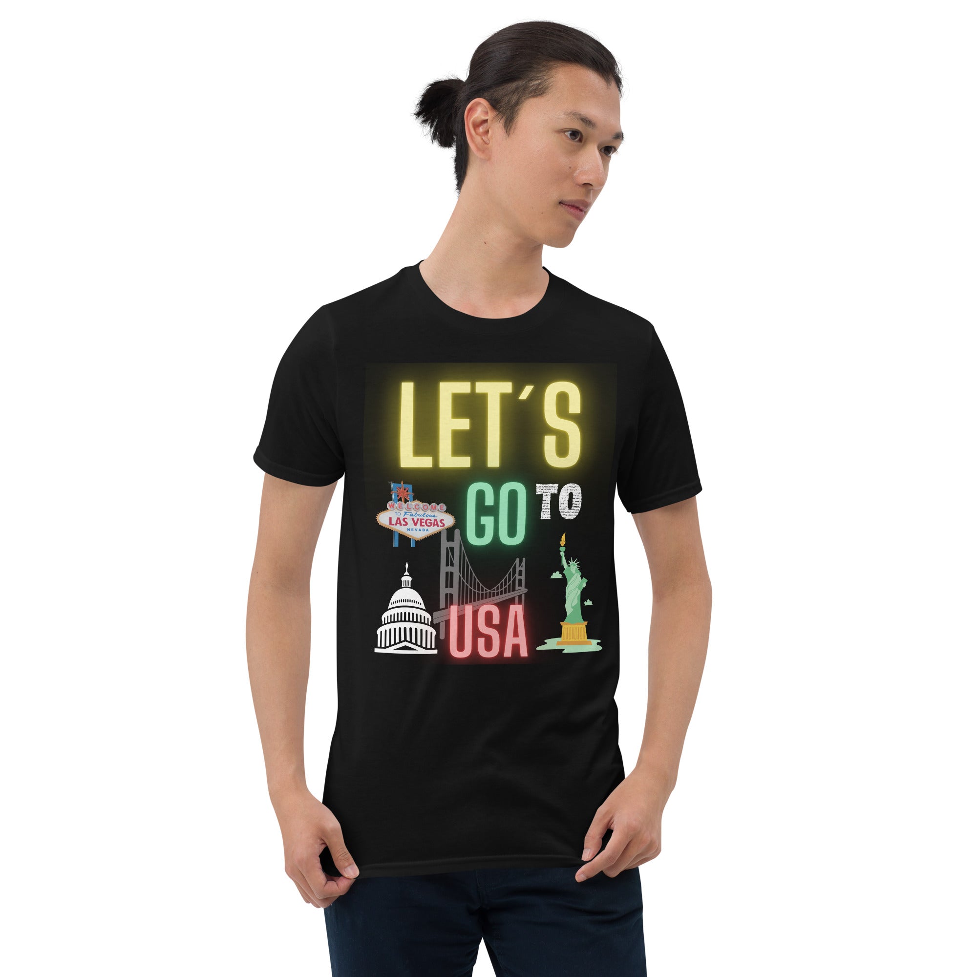 Let´s go to USA Unisex-T-Shirt - souverista