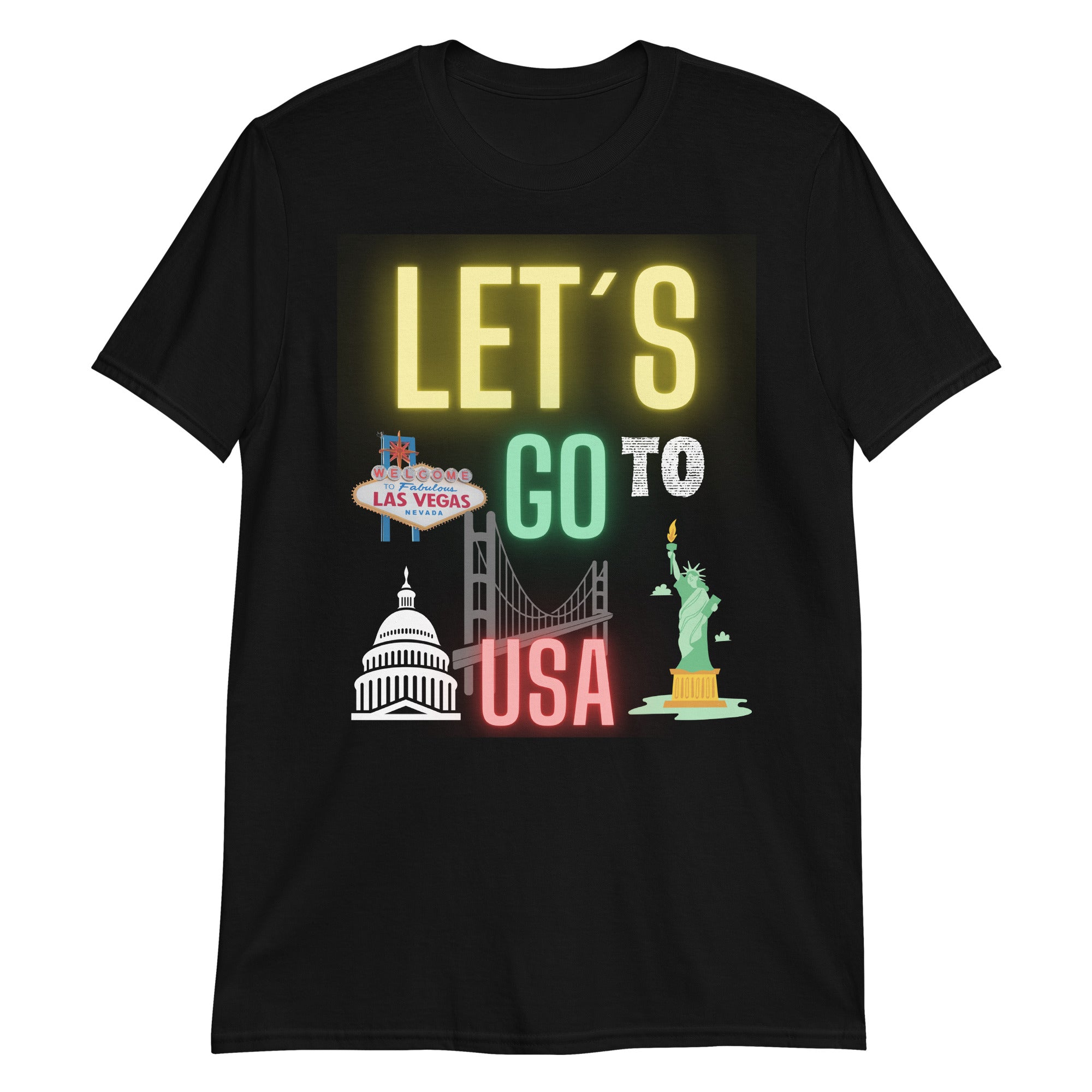 Let´s go to USA Unisex-T-Shirt - souverista