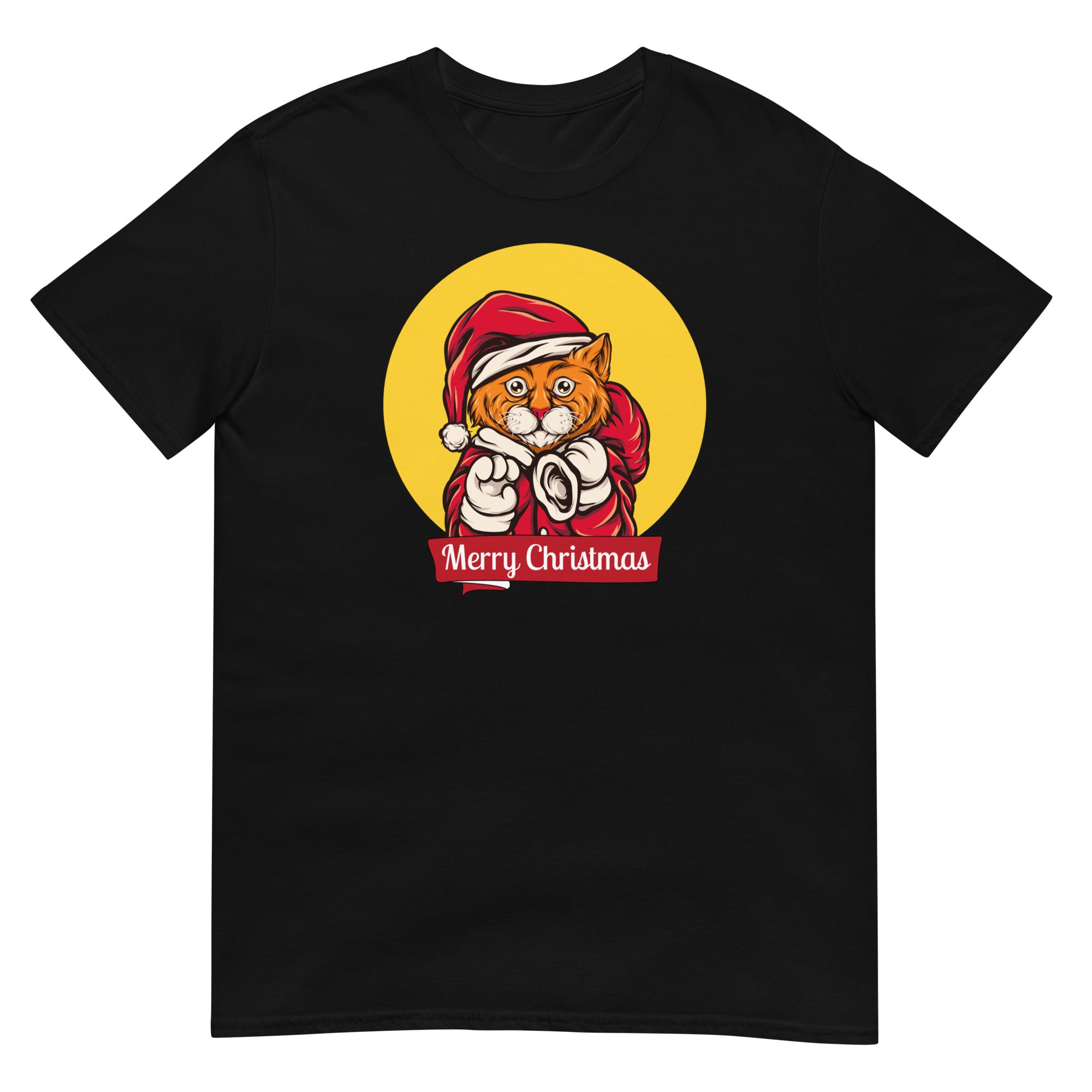 Holy cat, merry christmas, Short-Sleeve Unisex T-Shirt - souverista
