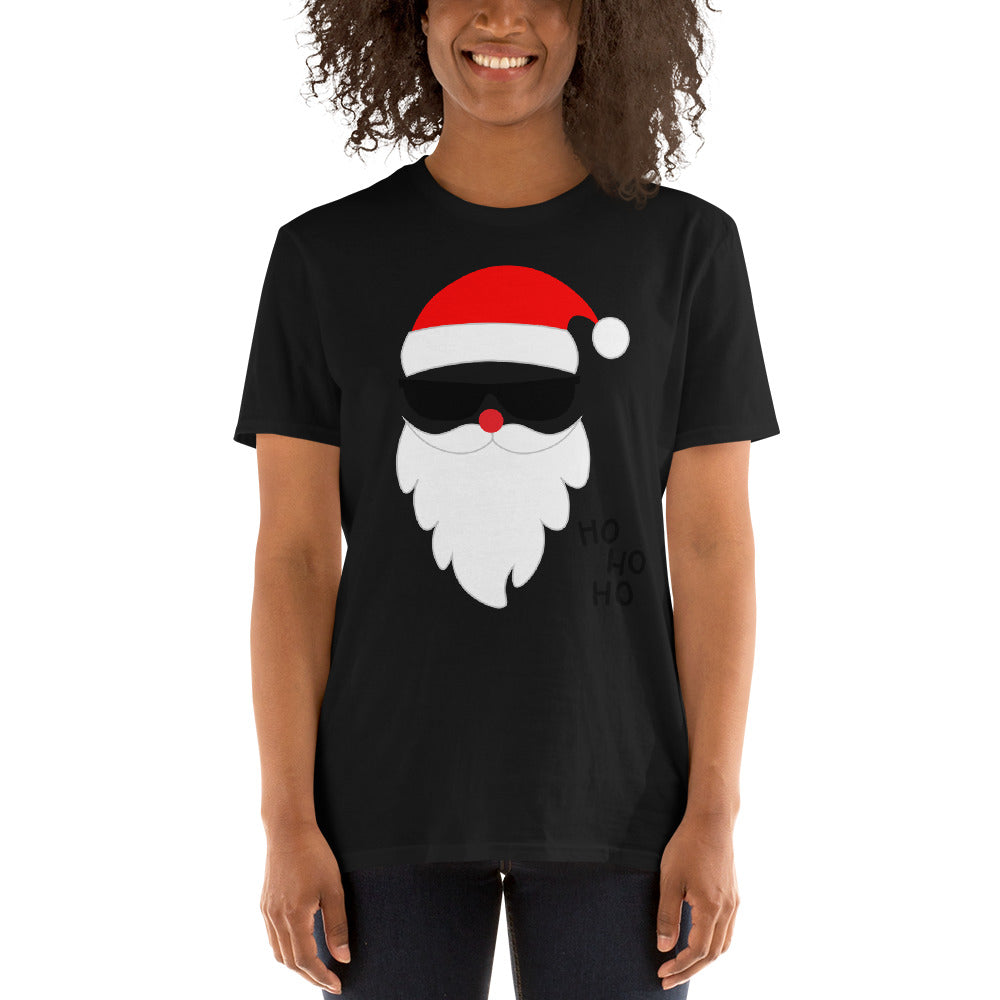 Cool Santa Claus, merry christmas, Kurzärmeliges Unisex-T-Shirt