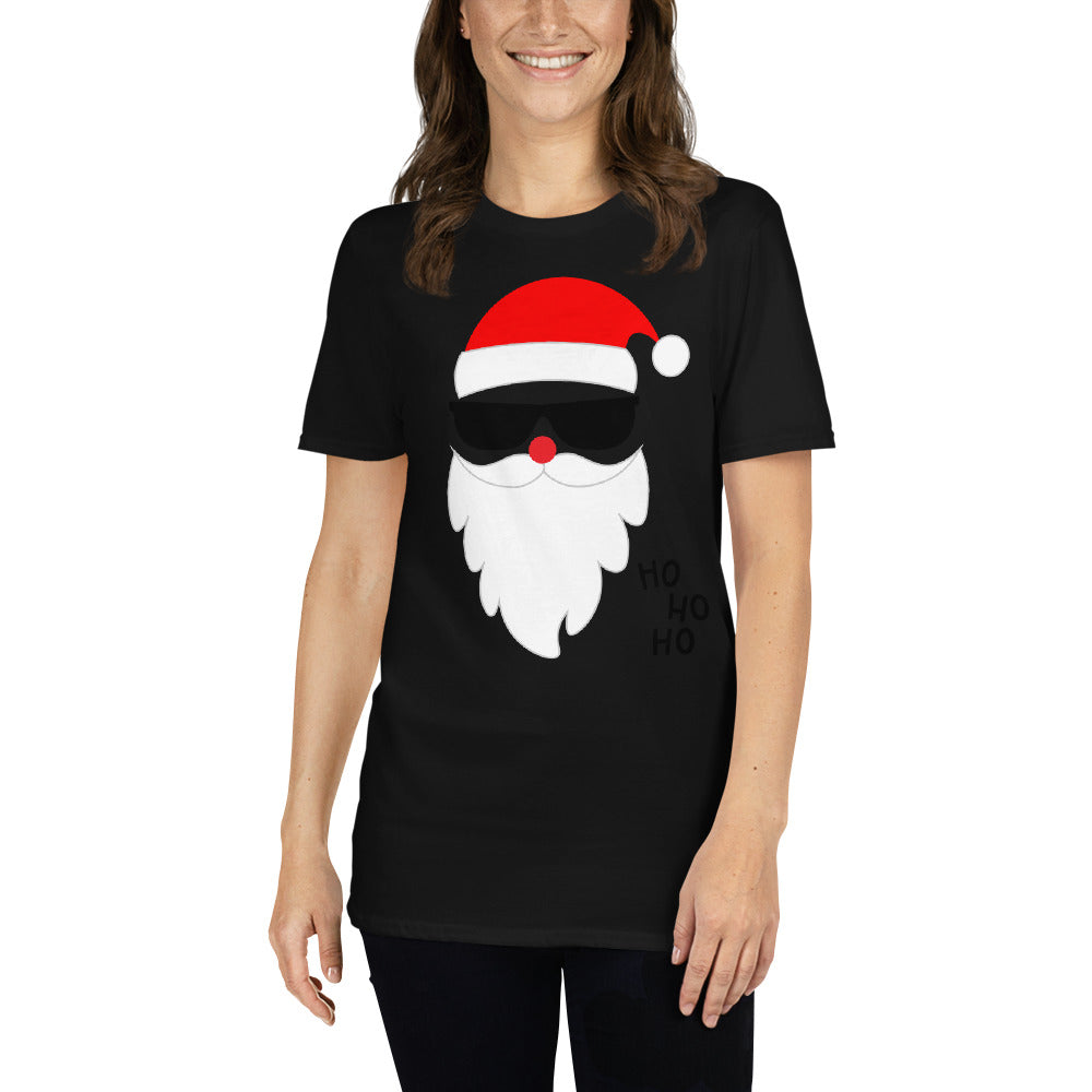 Cool Santa Claus, merry christmas, Kurzärmeliges Unisex-T-Shirt