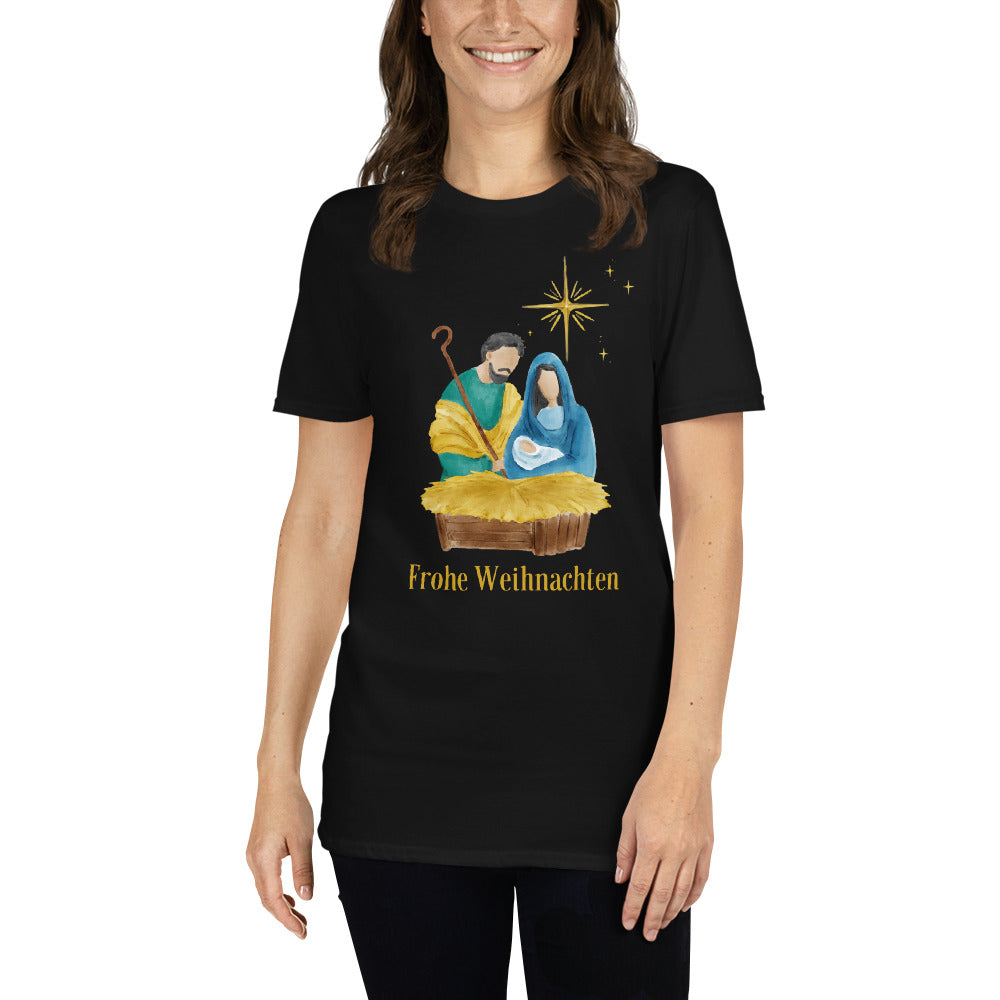 Frohe Weihnachten, Kurzärmeliges Unisex-T-Shirt - souverista