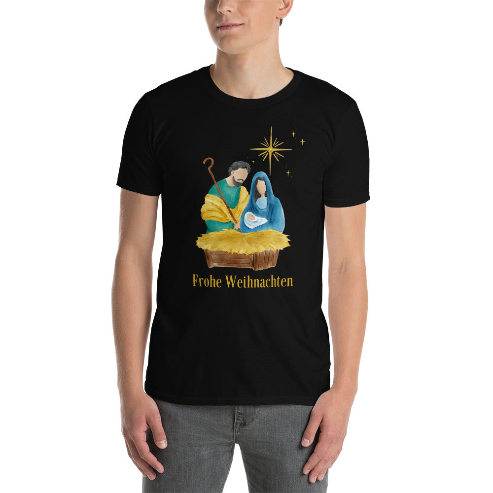 Frohe Weihnachten, Kurzärmeliges Unisex-T-Shirt - souverista