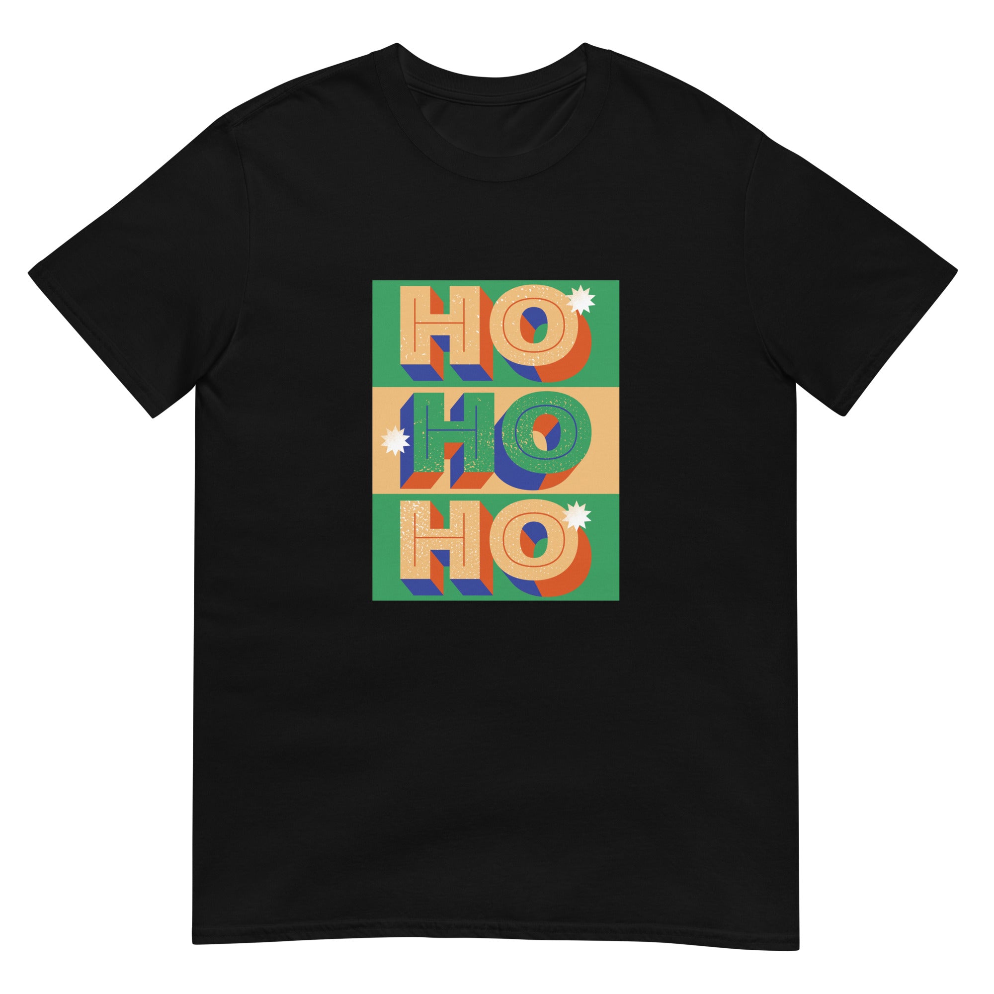 HOHOH, frohe Weihnachten, Kurzärmeliges Unisex-T-Shirt - souverista