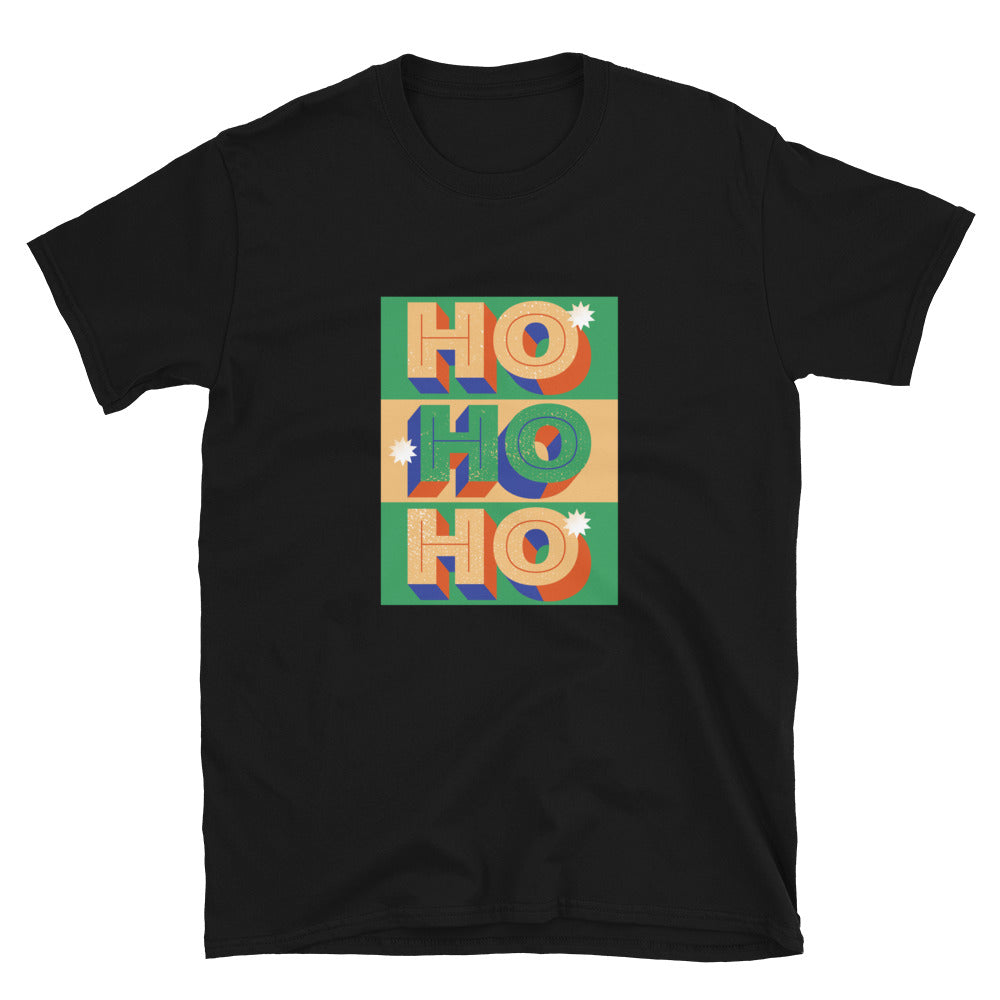 HOHOH, frohe Weihnachten, Kurzärmeliges Unisex-T-Shirt - souverista