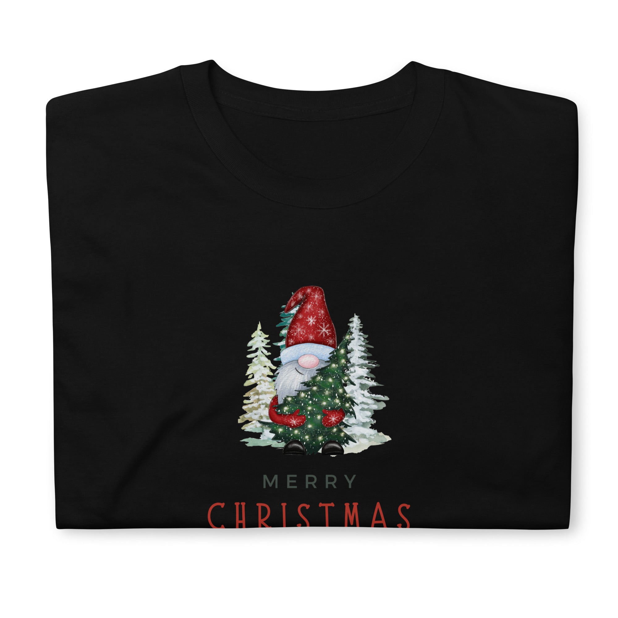 Merry christmas, happy new year, Kurzärmeliges Unisex-T-Shirt