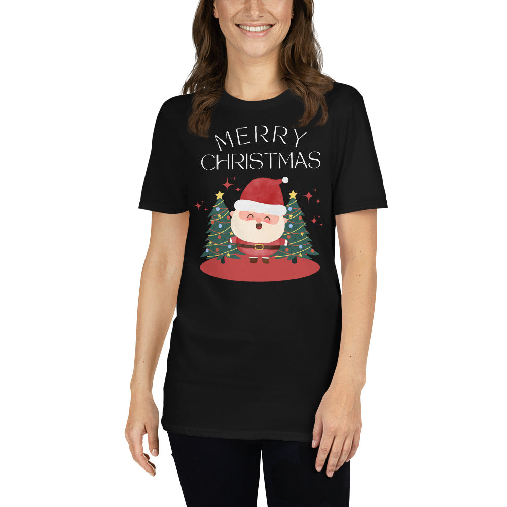 Merry christmas T-Shirt, Kurzärmeliges Unisex-T-Shirt