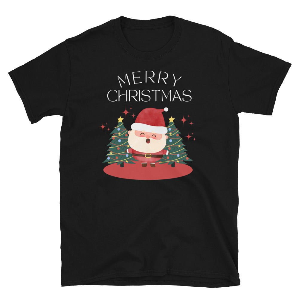 Merry christmas T-Shirt, Kurzärmeliges Unisex-T-Shirt