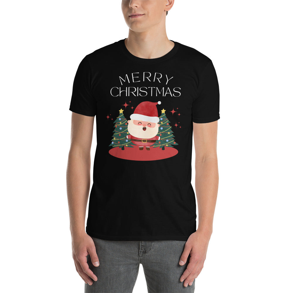 Merry christmas T-Shirt, Kurzärmeliges Unisex-T-Shirt