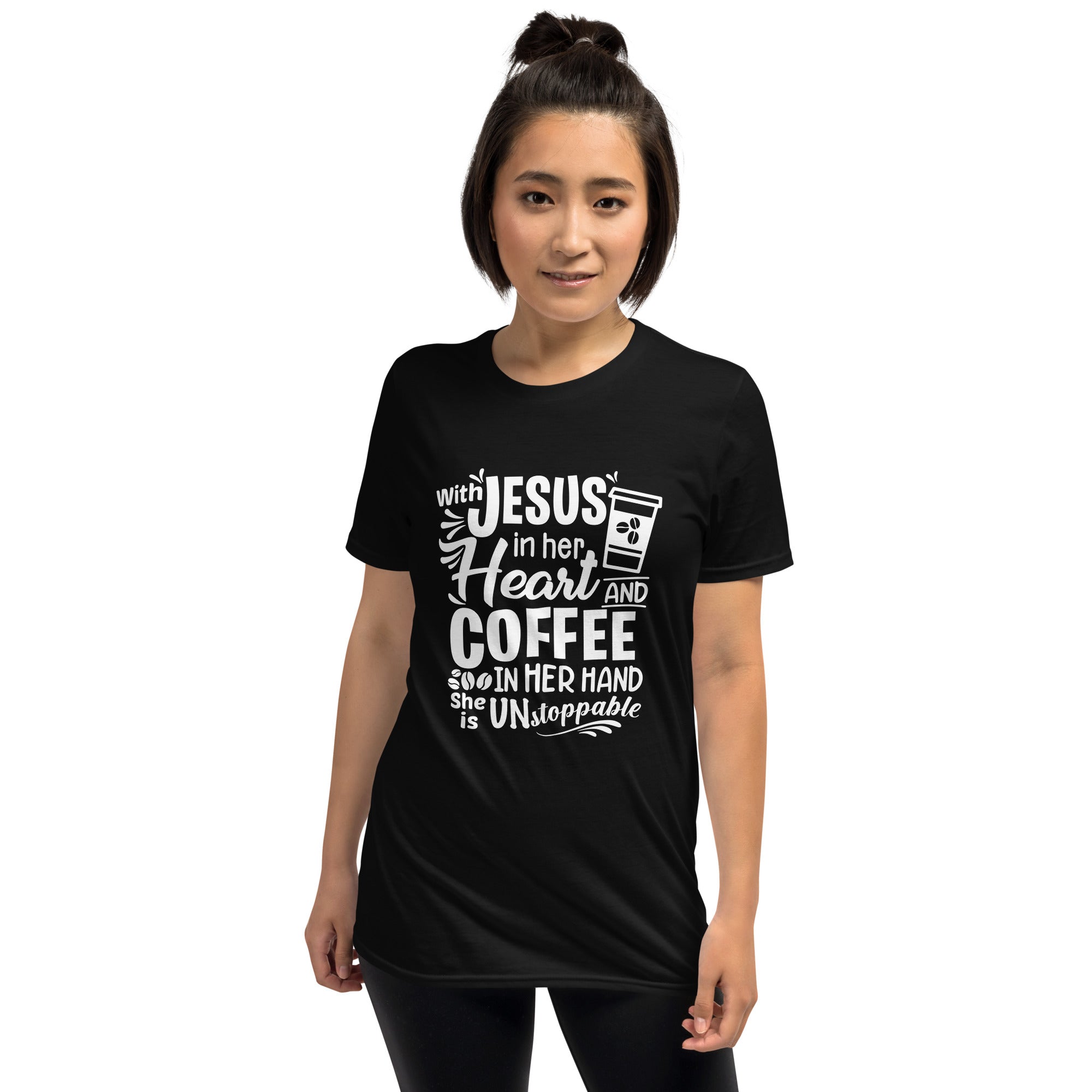 Jeses in your heart Kurzärmeliges Unisex-T-Shirt - souverista