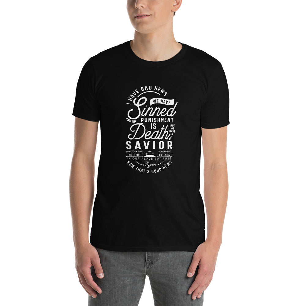 Savior Kurzärmeliges Unisex-T-Shirt - souverista