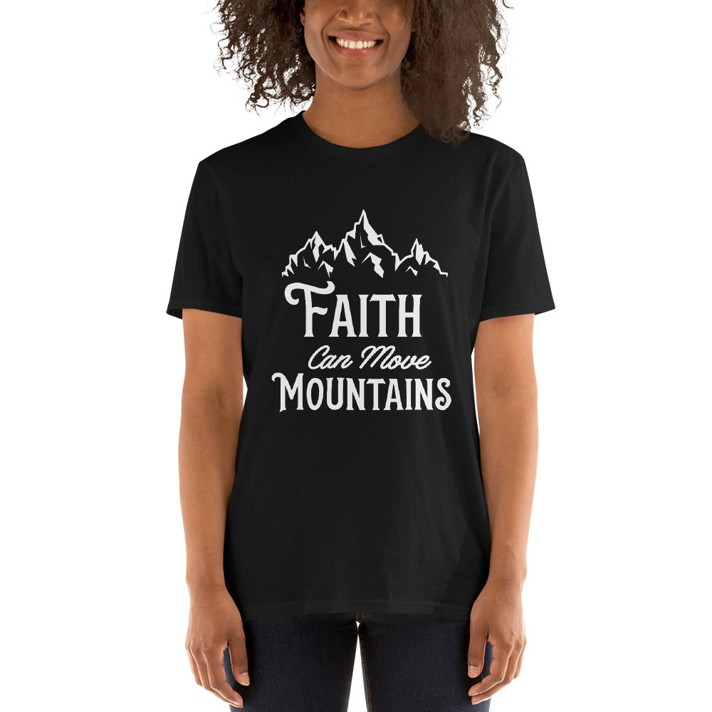 Faith mountain Kurzärmeliges Unisex-T-Shirt