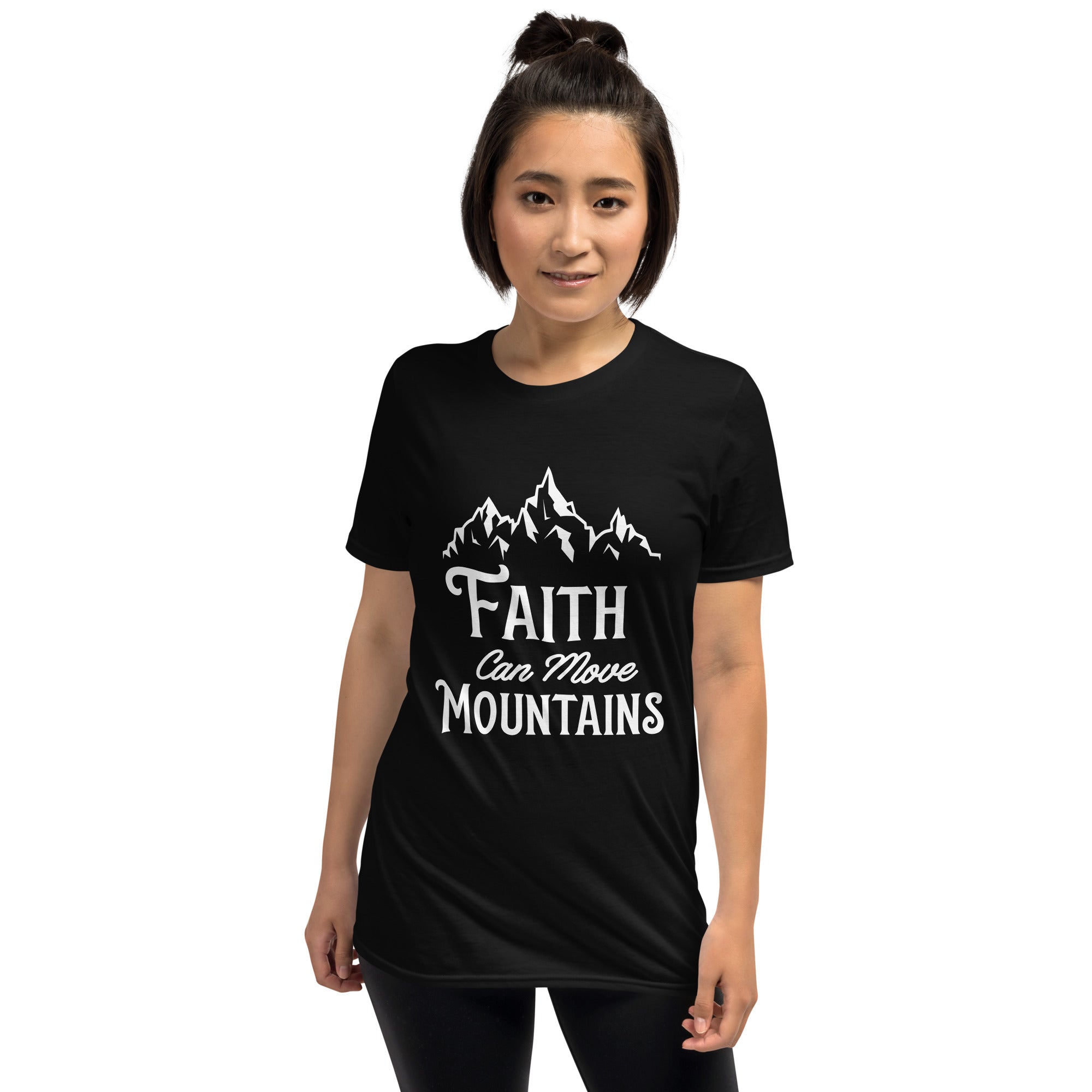 Faith mountain Kurzärmeliges Unisex-T-Shirt