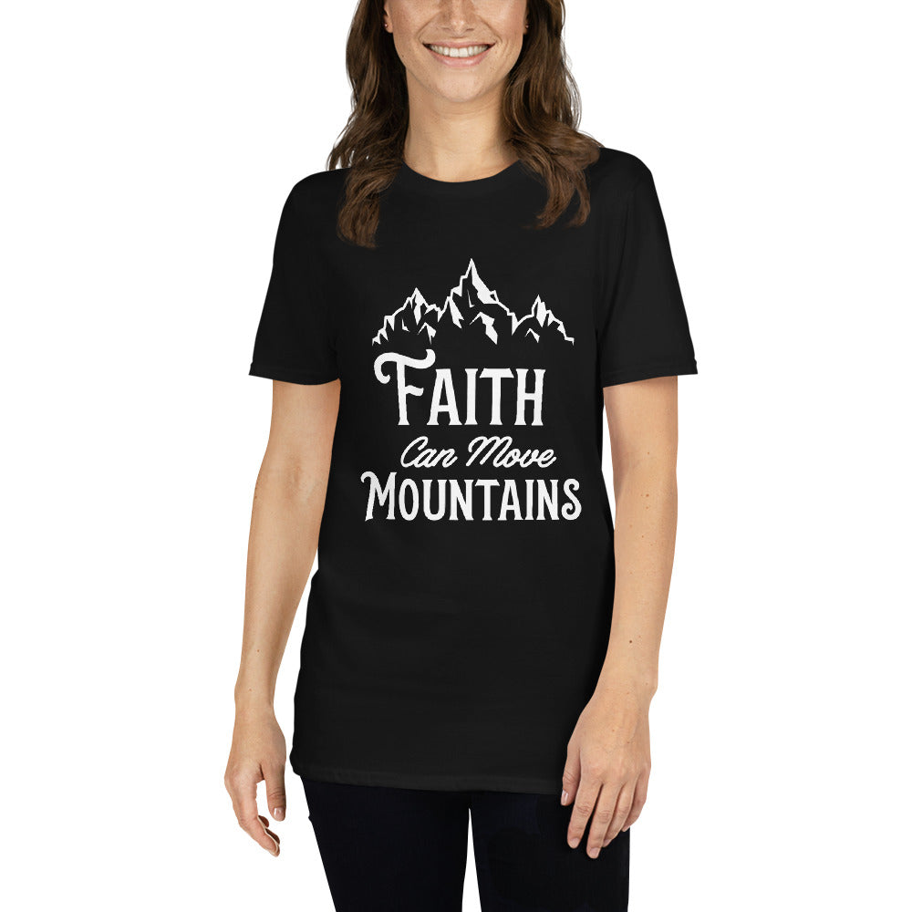 Faith mountain Kurzärmeliges Unisex-T-Shirt
