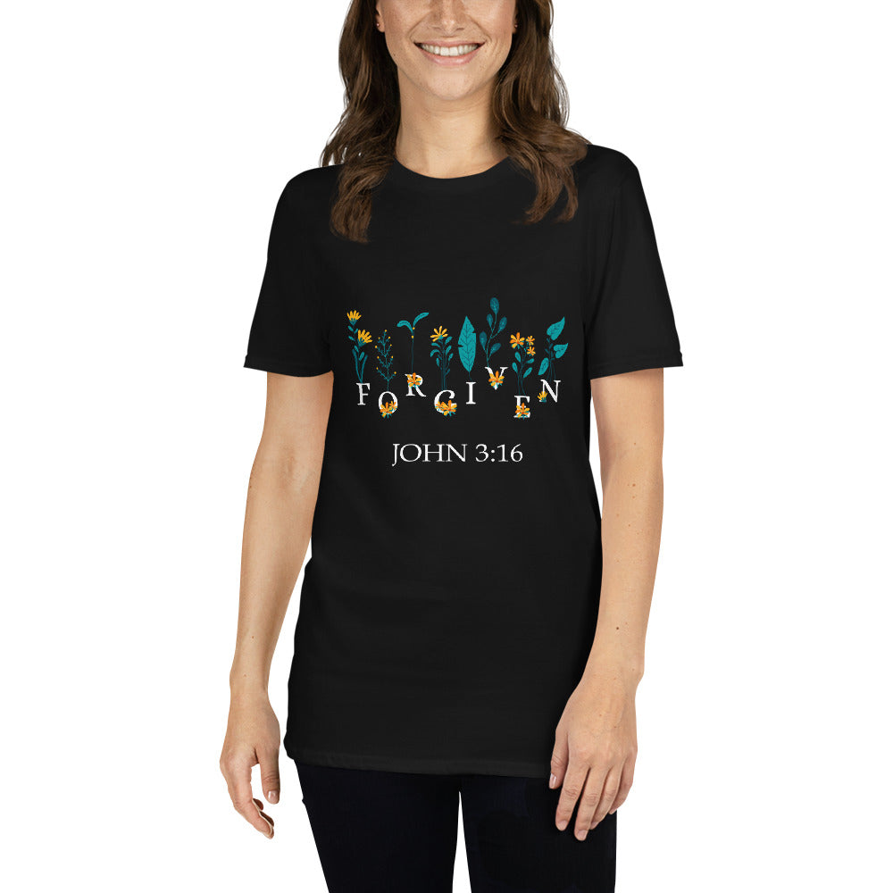 Forgiven Kurzärmeliges Unisex-T-Shirt - souverista