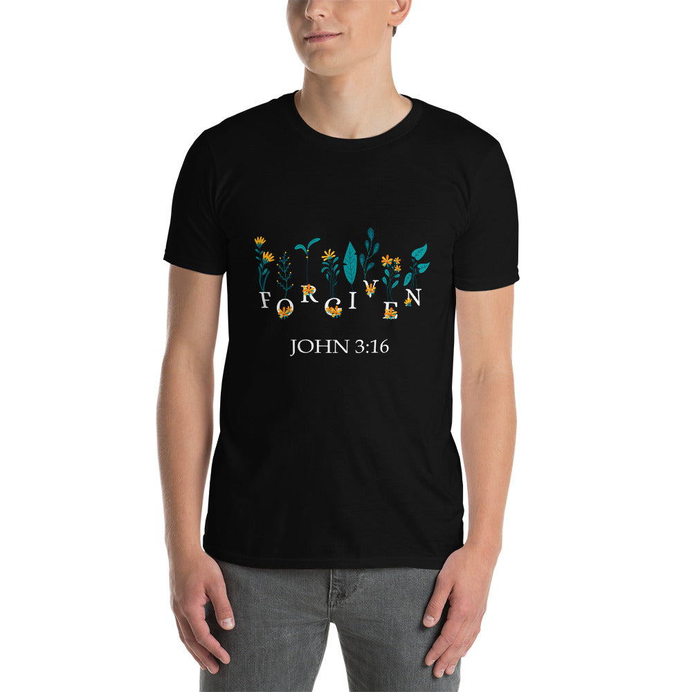 Forgiven Kurzärmeliges Unisex-T-Shirt - souverista