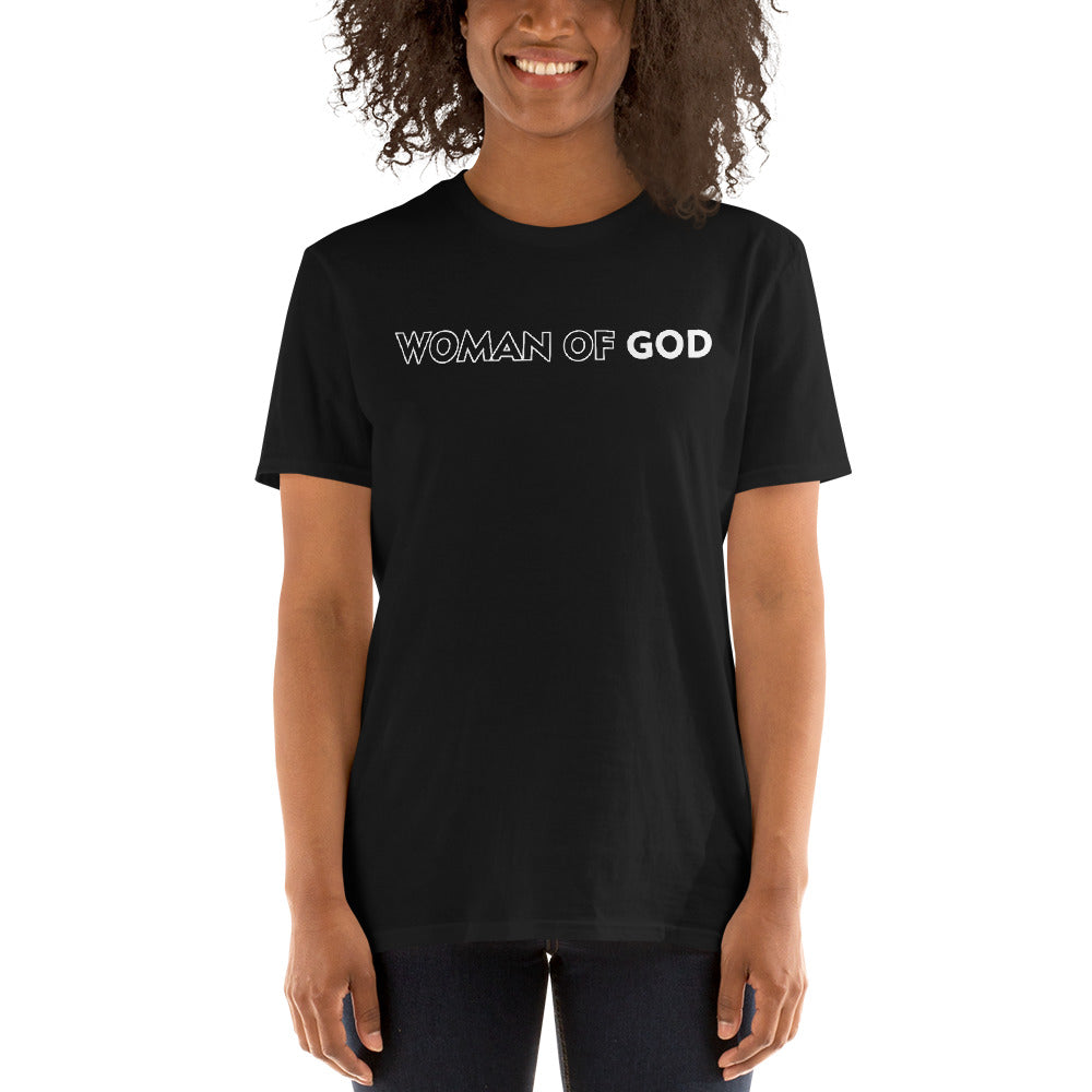 Woman of god Kurzärmeliges Unisex-T-Shirt