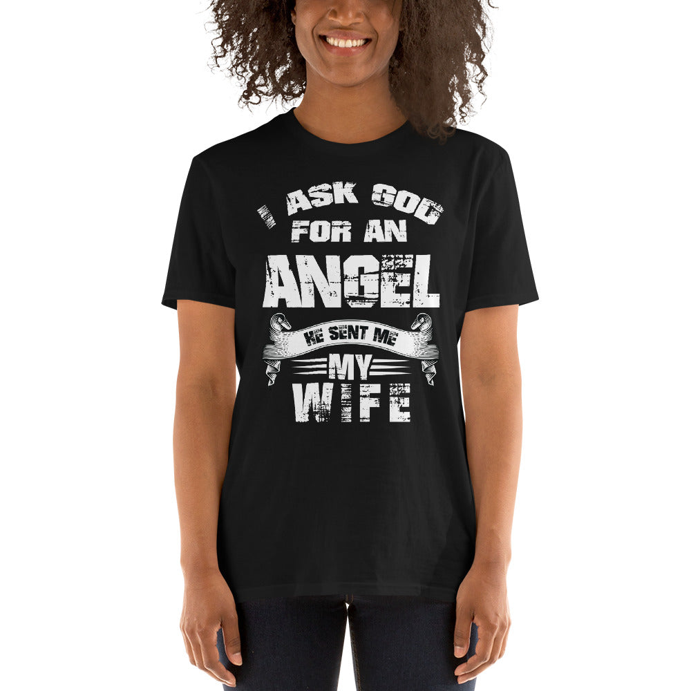 Angel Kurzärmeliges Unisex-T-Shirt - souverista