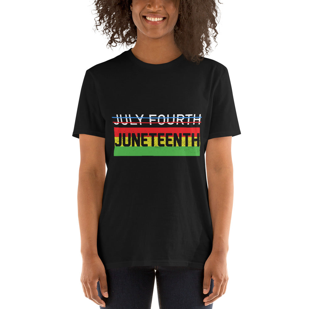 Juneteeth Kurzärmeliges Unisex-T-Shirt