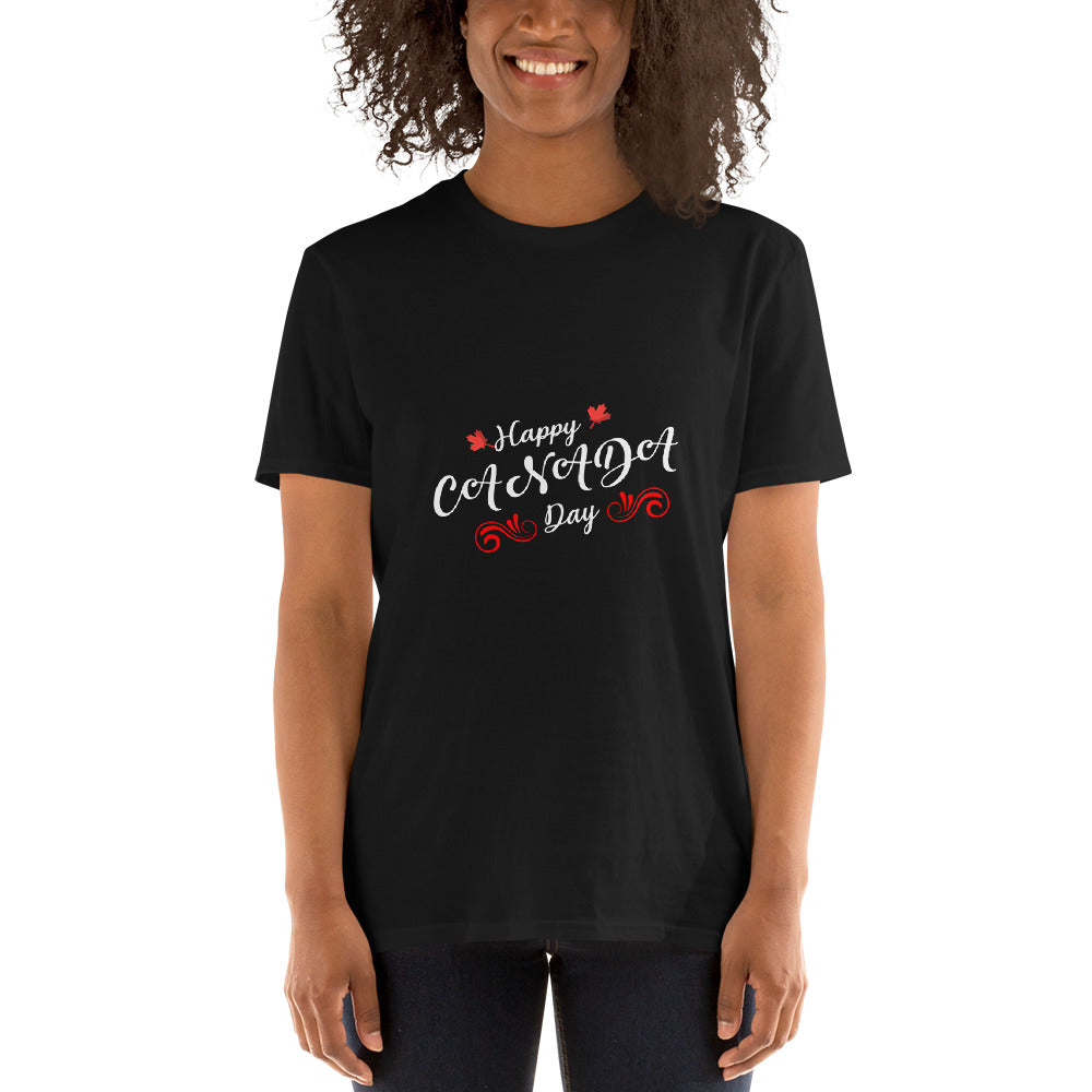 Happy canada Day Unisex-T-Shirt - souverista