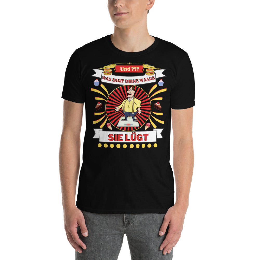 Die Waage lügt T-Shirt - souverista