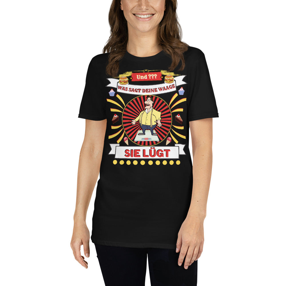 Die Waage lügt T-Shirt - souverista