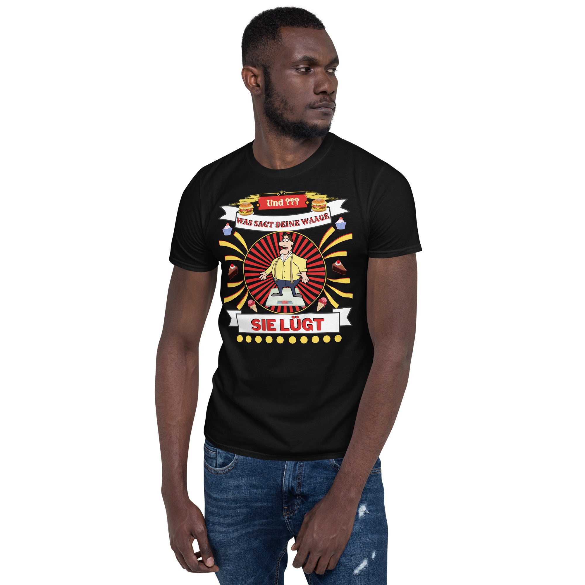 Die Waage lügt T-Shirt - souverista