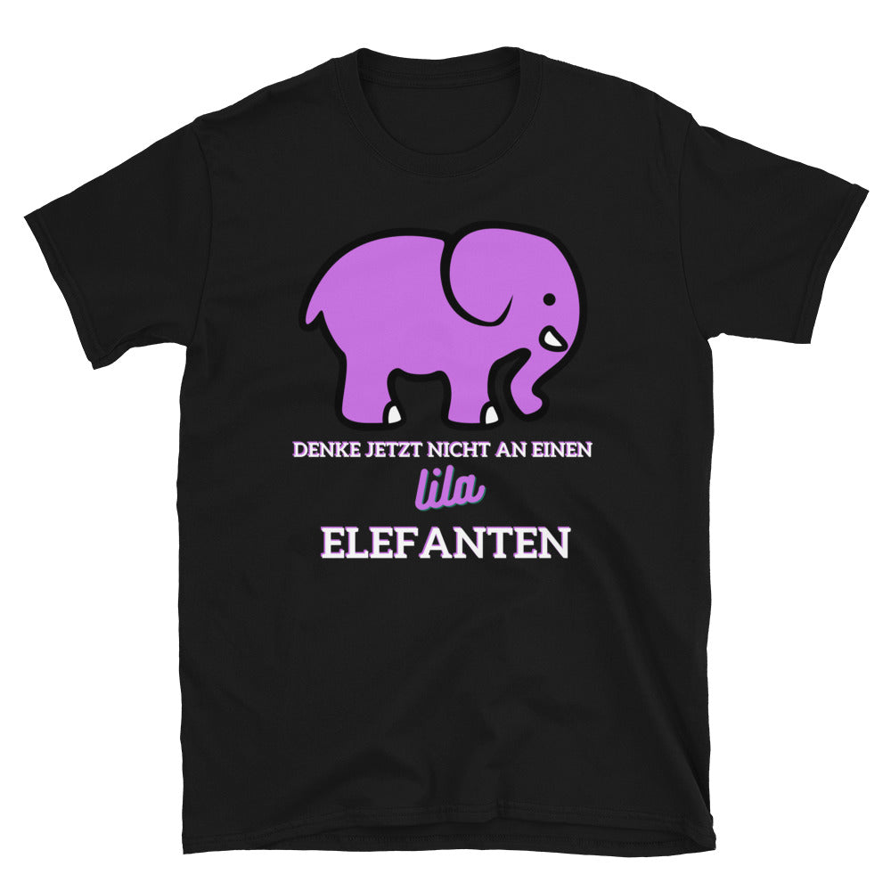 Lila Elefant Unisex-T-Shirt - souverista