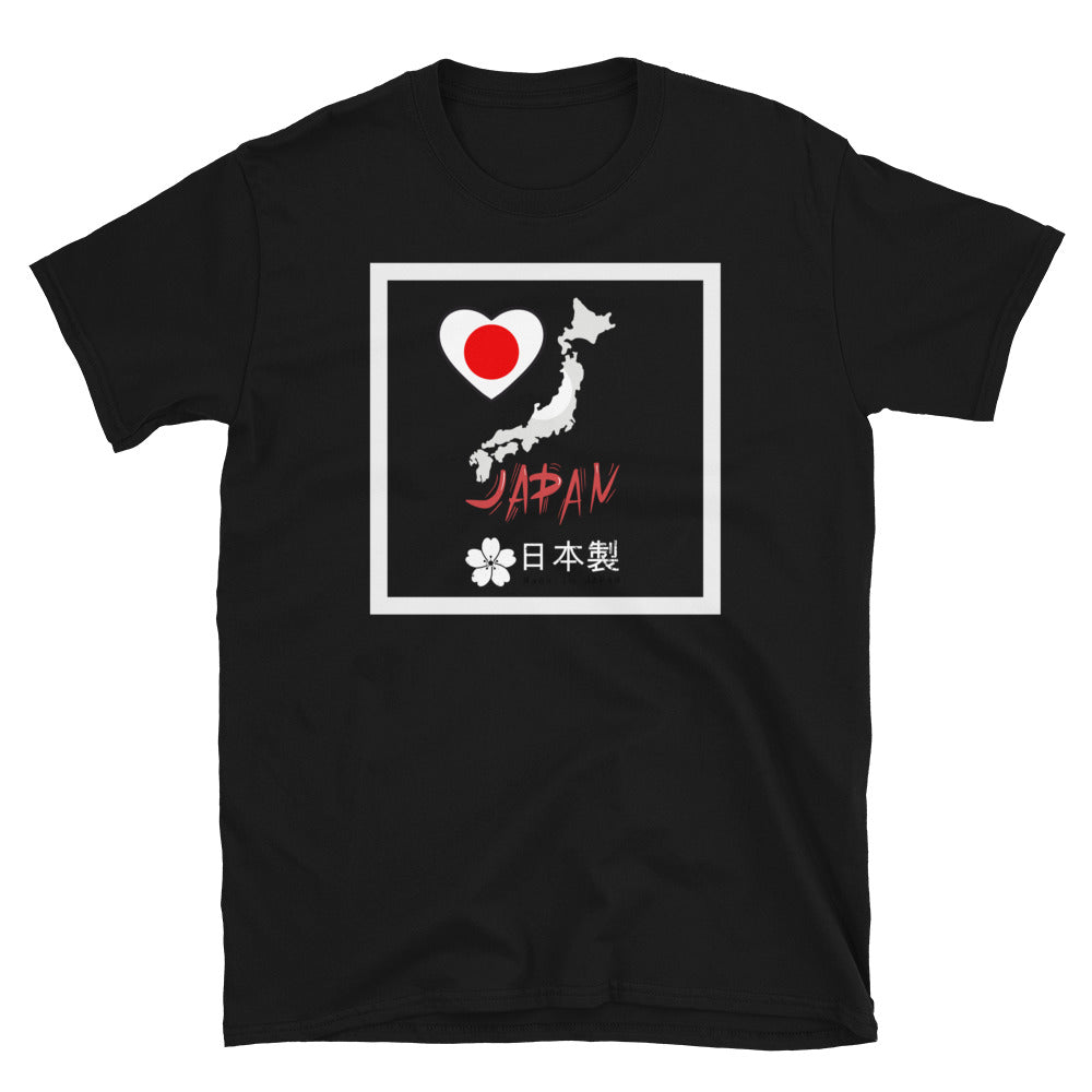 JAPAN Kurzärmeliges Unisex-T-Shirt - souverista