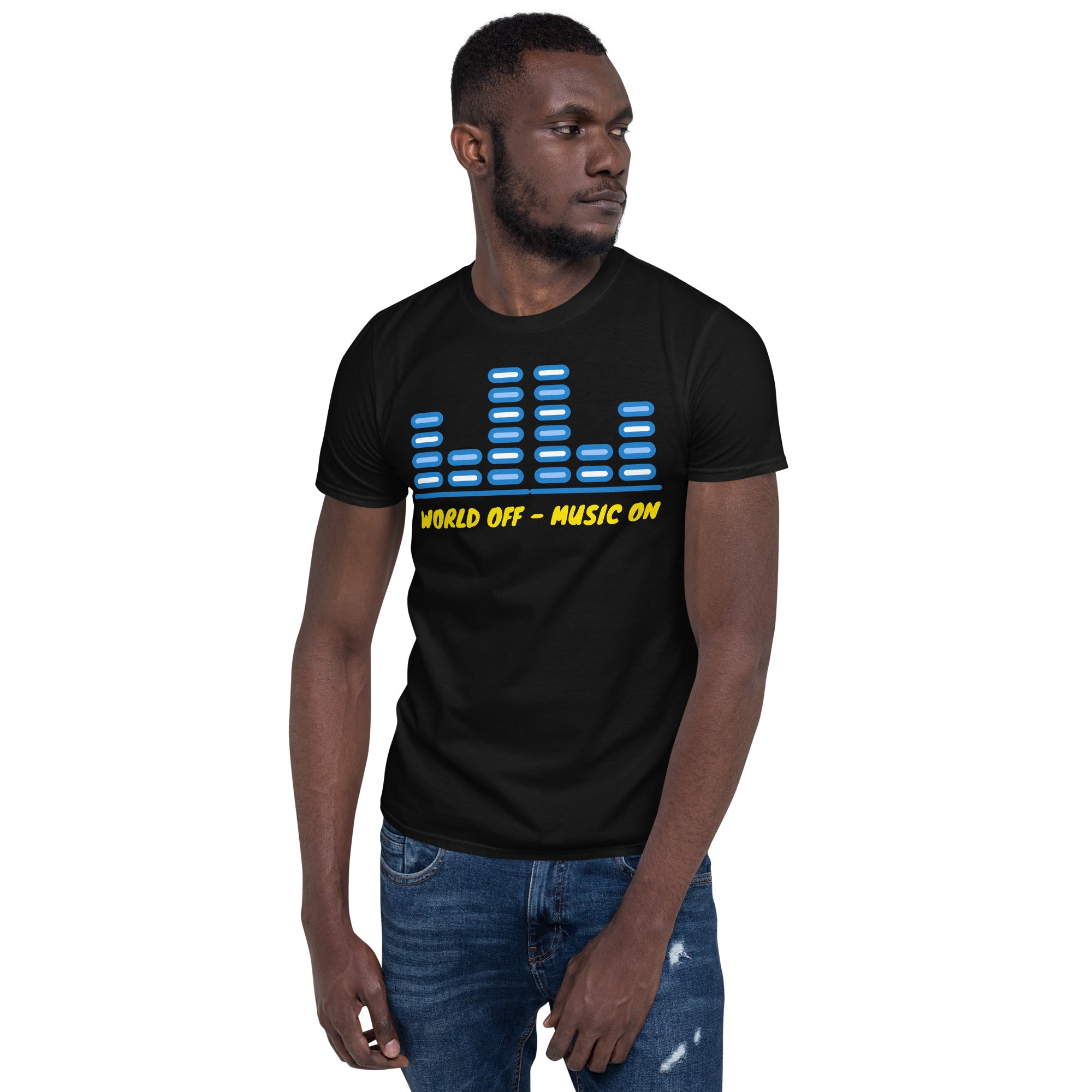 Worl off music on T-Shirt