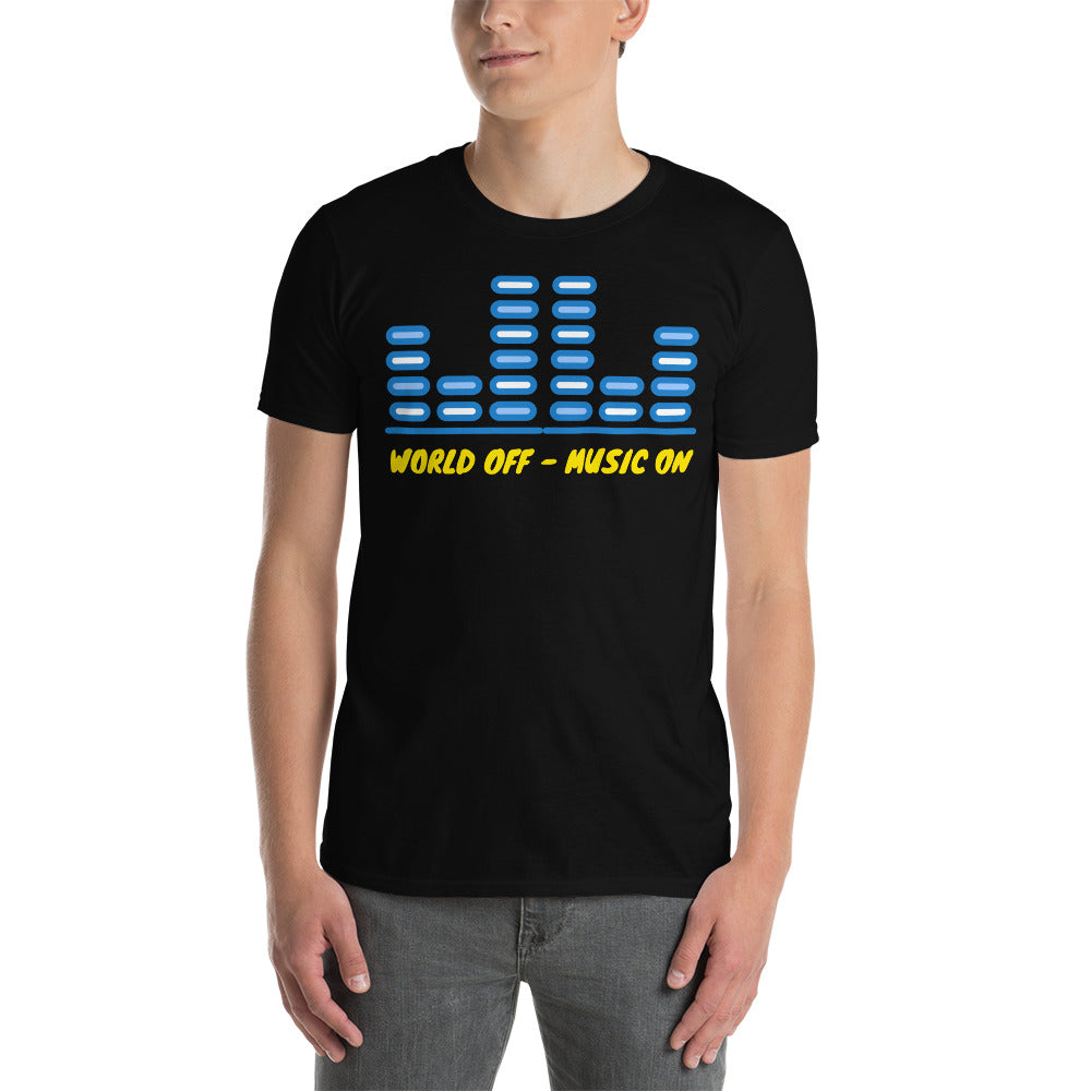 Worl off music on T-Shirt