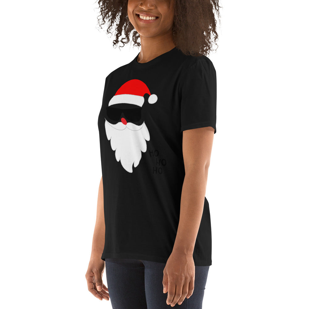 Cool Santa Claus, merry christmas, Kurzärmeliges Unisex-T-Shirt