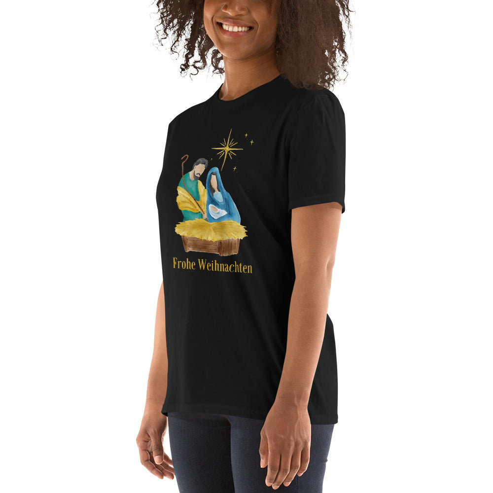 Frohe Weihnachten, Kurzärmeliges Unisex-T-Shirt - souverista