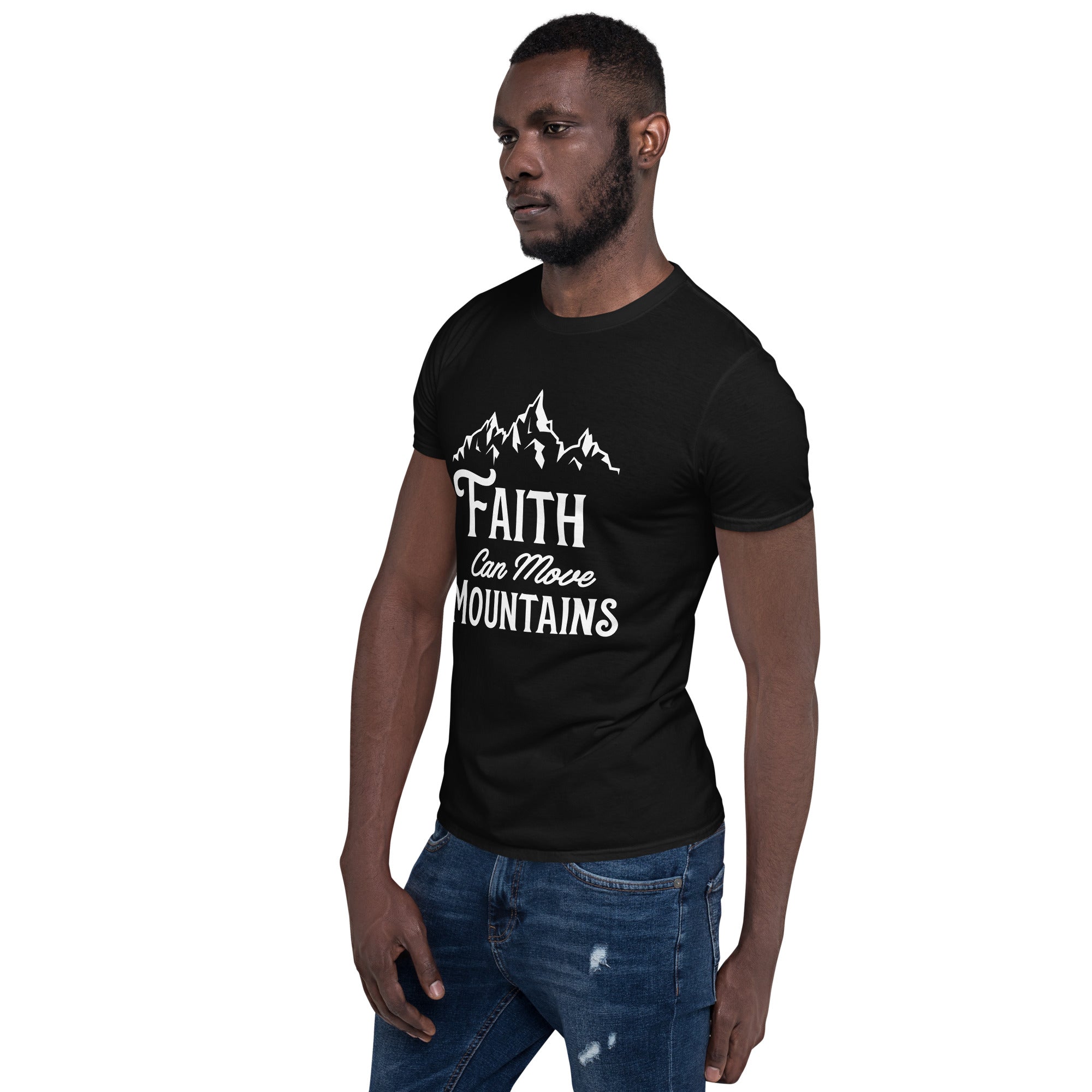 Faith mountain Kurzärmeliges Unisex-T-Shirt