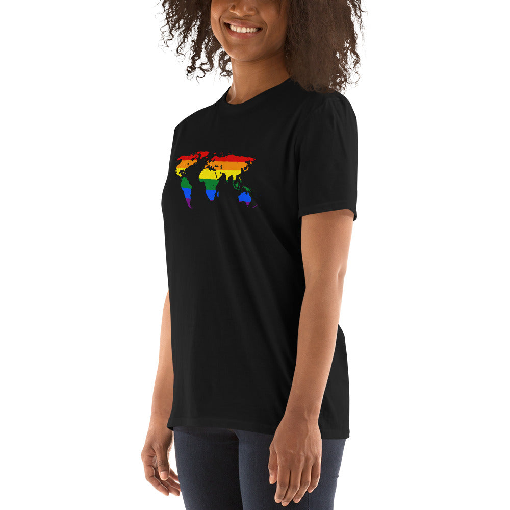 Weltkarte Unisex-T-Shirt