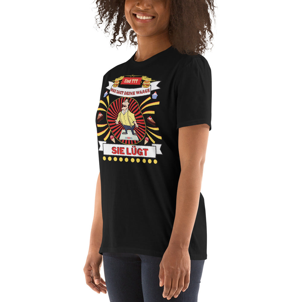 Die Waage lügt T-Shirt - souverista