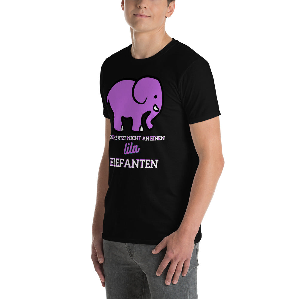Lila Elefant Unisex-T-Shirt - souverista