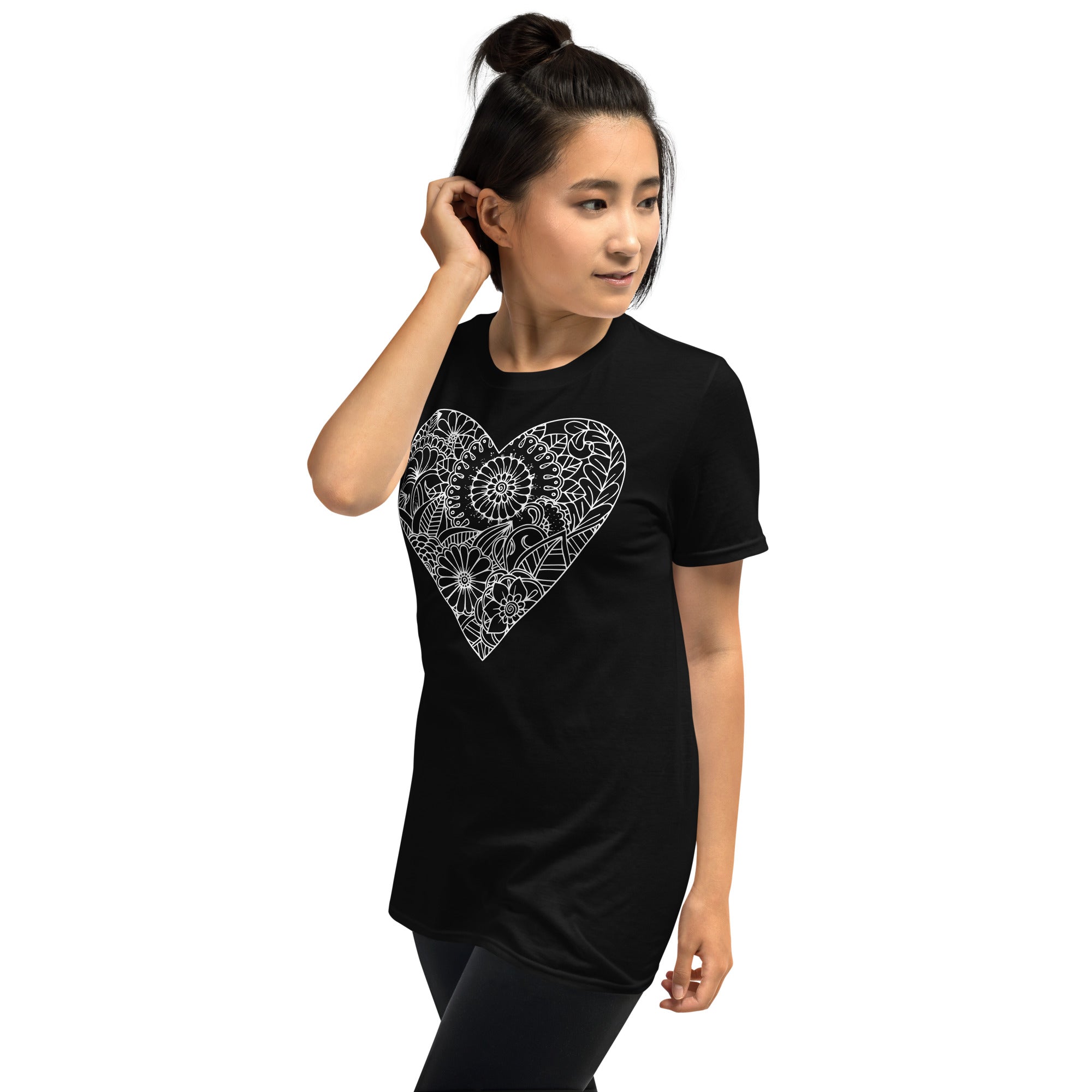 Mandala Herz Unisex-T-Shirt