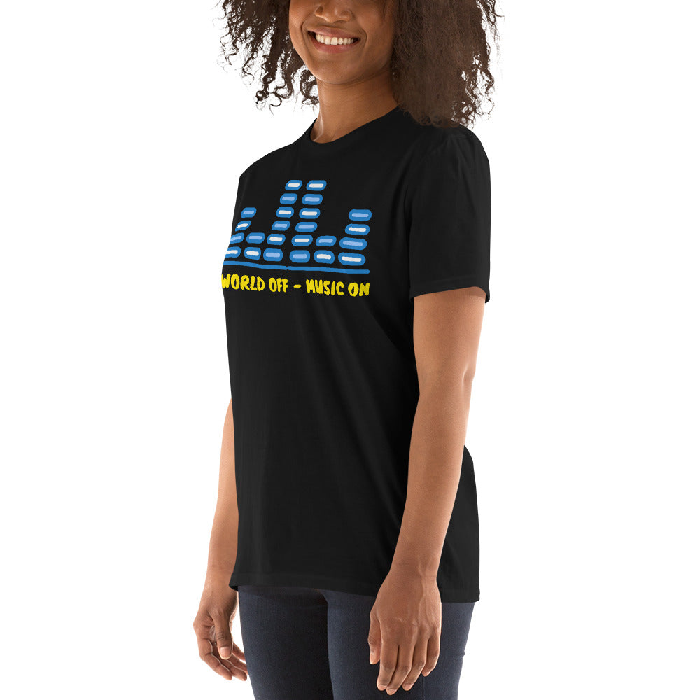 Worl off music on T-Shirt