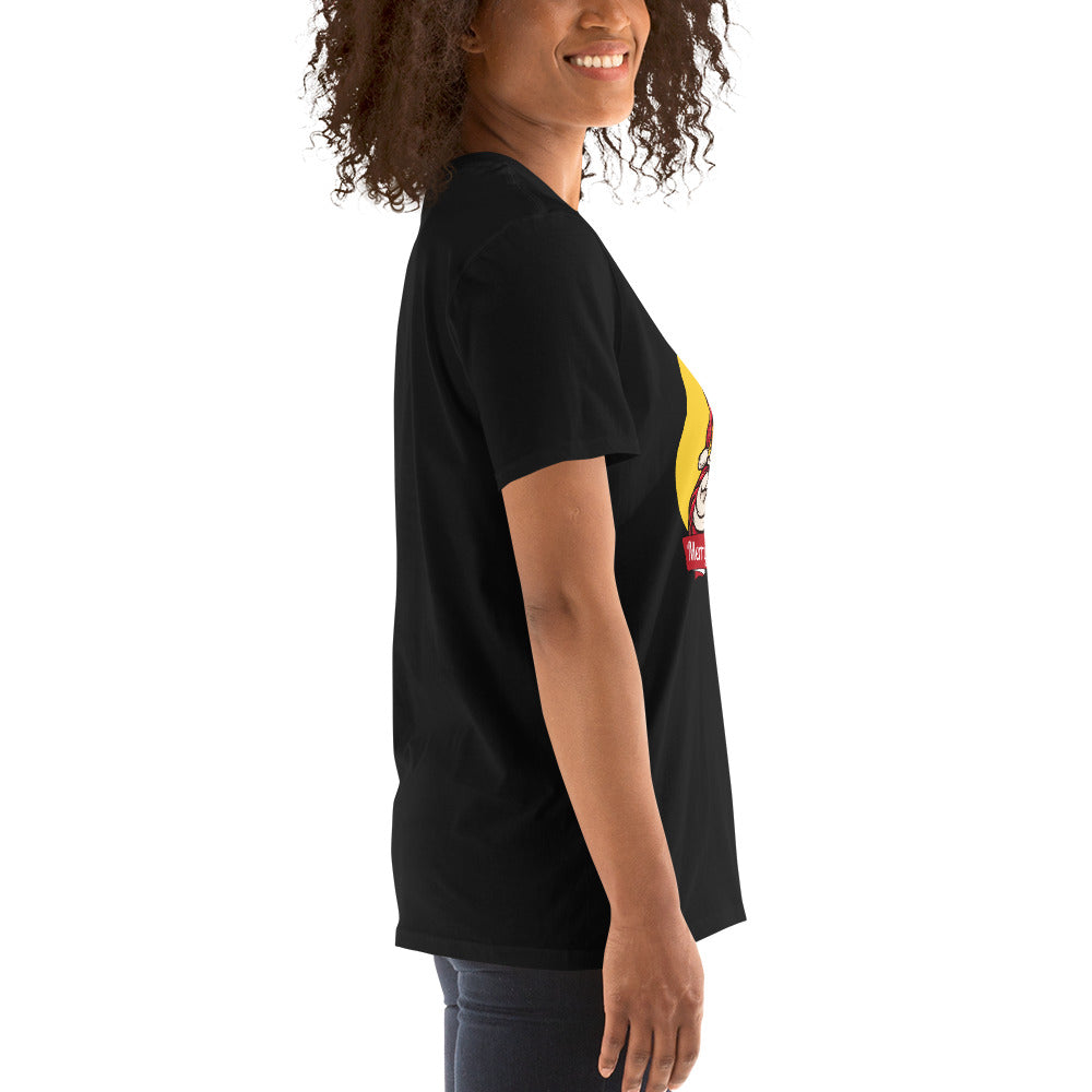 Holy cat, merry christmas, Short-Sleeve Unisex T-Shirt - souverista