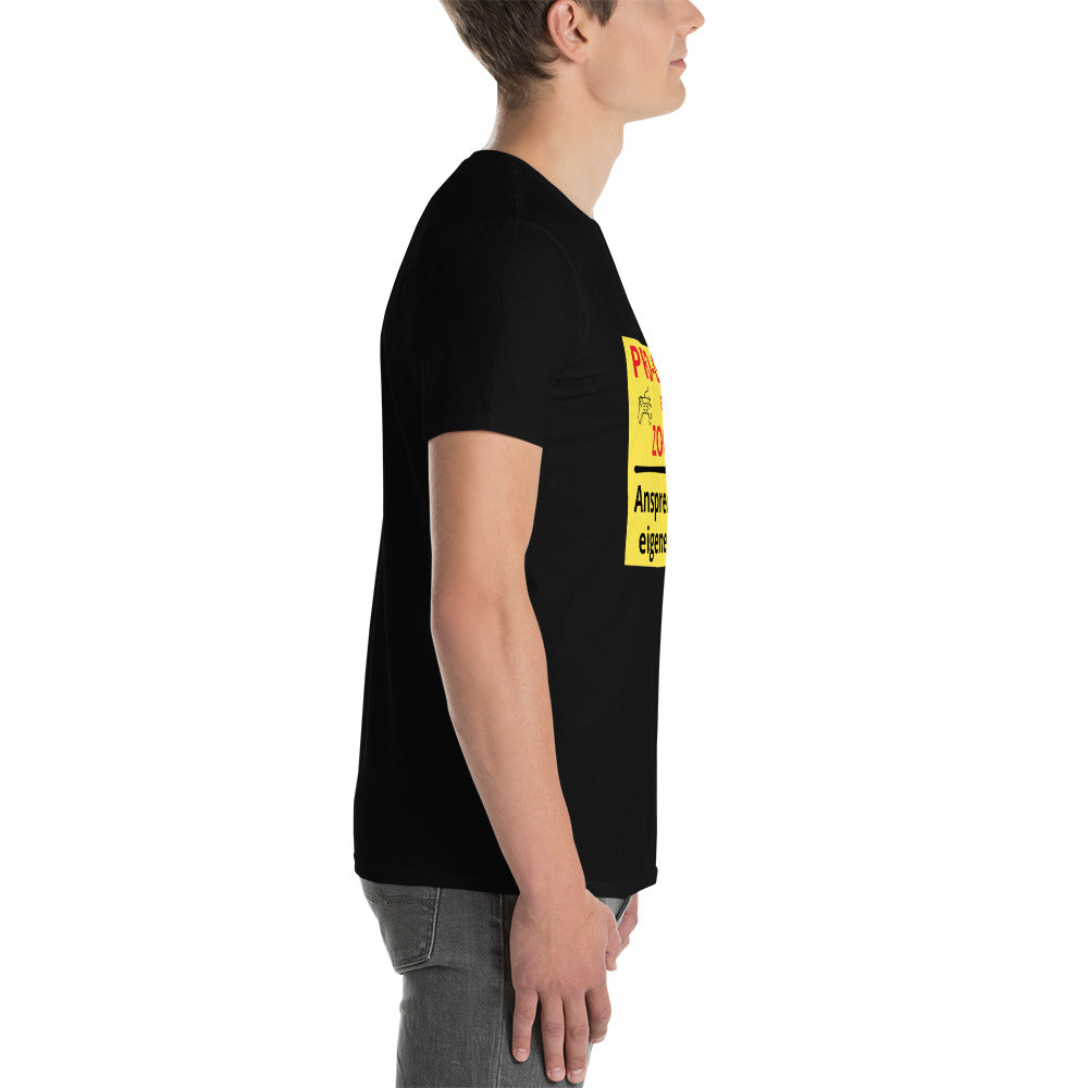 Pro Gamer am Zocken Kurzärmeliges Unisex-T-Shirt - souverista
