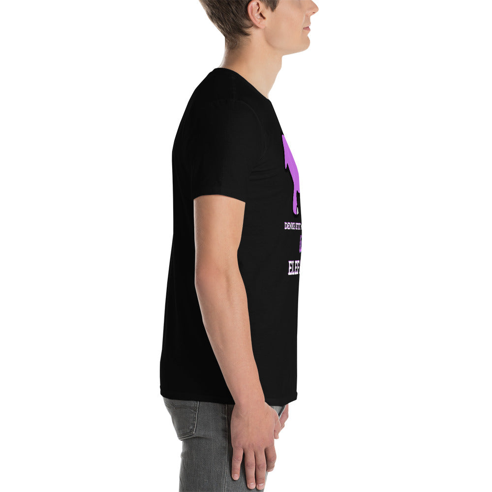 Lila Elefant Unisex-T-Shirt - souverista