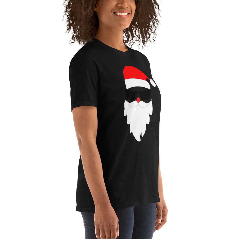 Cool Santa Claus, merry christmas, Kurzärmeliges Unisex-T-Shirt