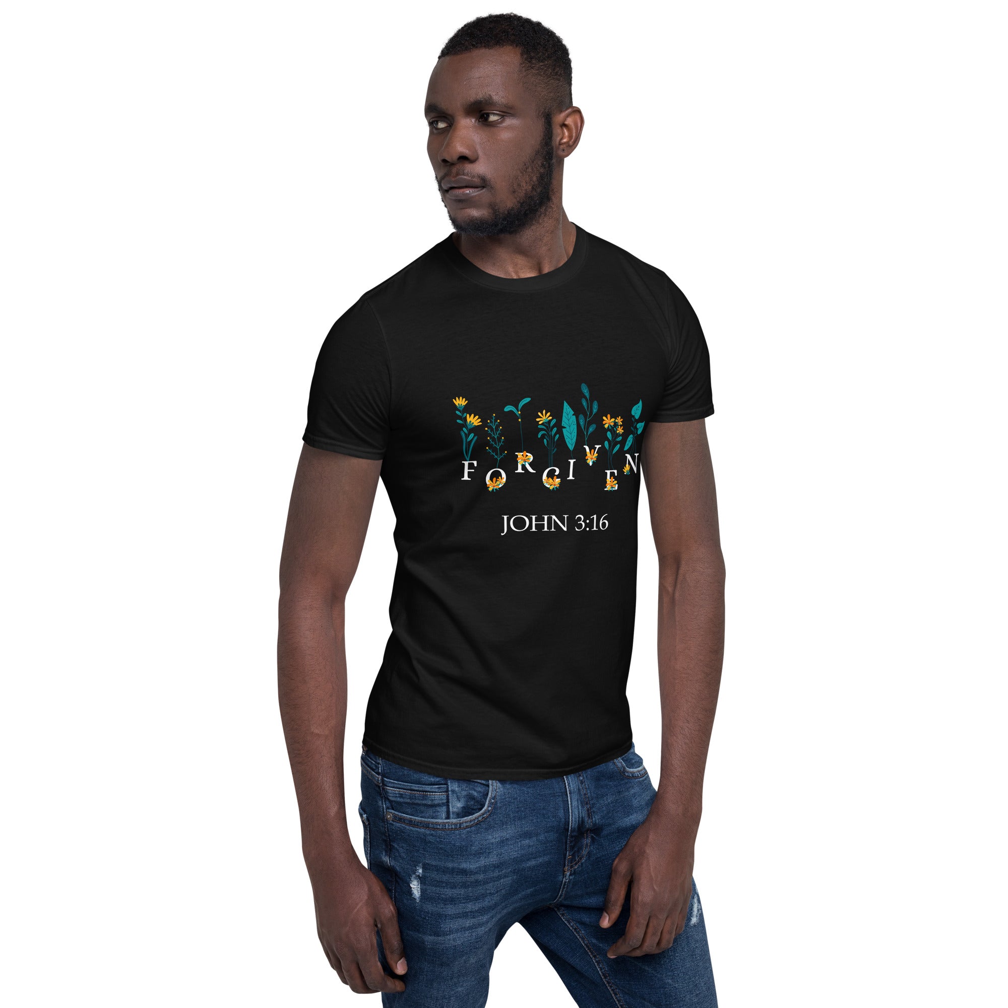 Forgiven Kurzärmeliges Unisex-T-Shirt - souverista