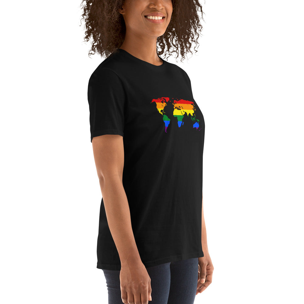 Weltkarte Unisex-T-Shirt