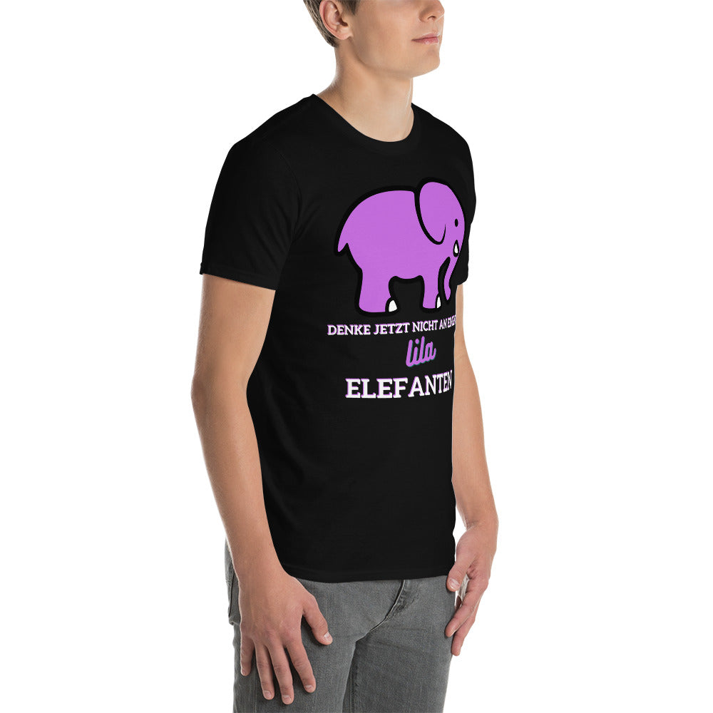 Lila Elefant Unisex-T-Shirt - souverista