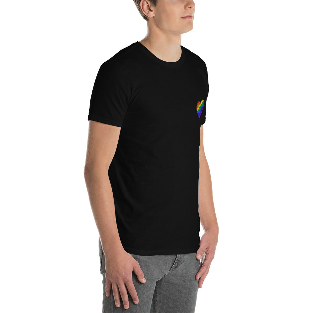 Regenbogen Herz Unisex-T-Shirt - souverista