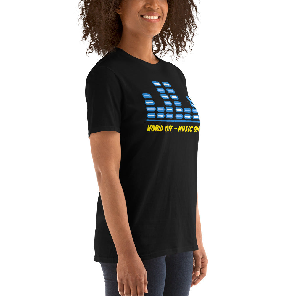 Worl off music on T-Shirt