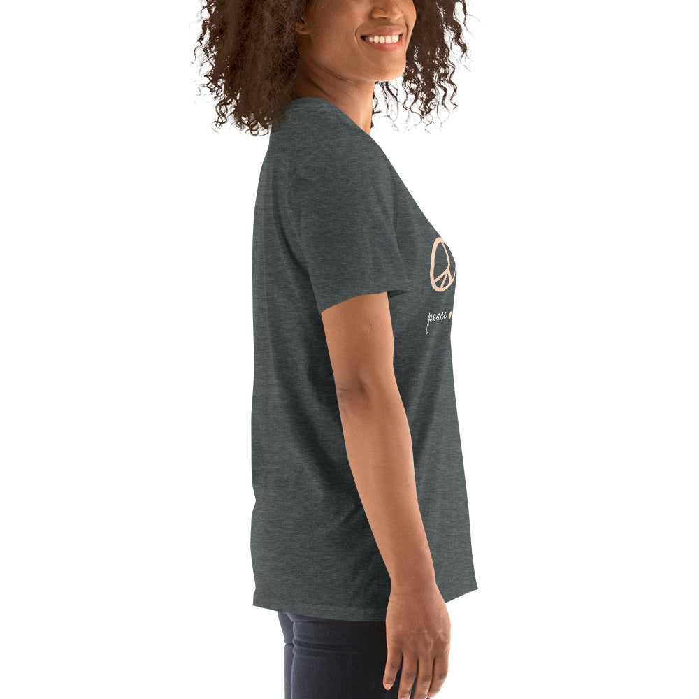 Love - Peace - Coffee Unisex-T-Shirt - souverista